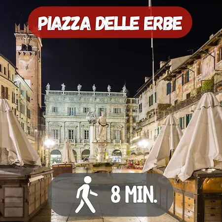 Apartment 10' Piazza Erbe, Elegance In The Heart Of